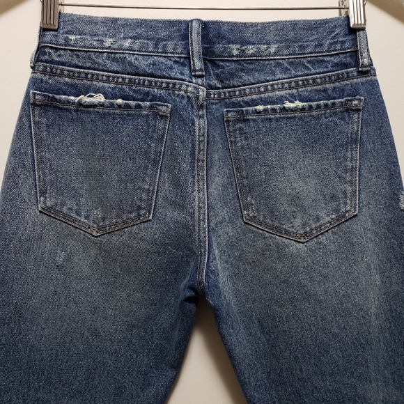 All Saints Raw Hemmed Distressed Cropped Women's Denim Jeans Size 26 NWOT - Picture 9 of 9